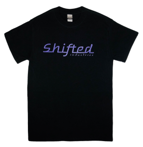 Shifted Industries - Shifted Industries Retro Shirt - Purple on Black