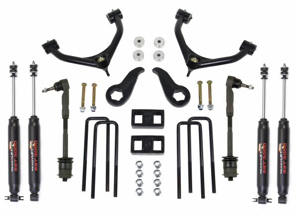 ReadyLift - ReadyLift 2011-18 CHEV/GMC 2500/3500HD 3.5'' F,  1.0'' R SST Lift Kit with SST3000 Shocks 69-3511