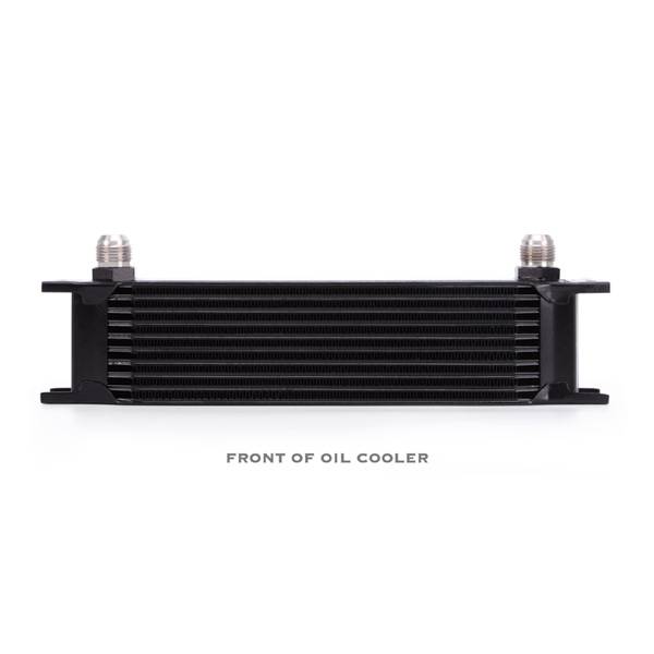 Mishimoto - Mishimoto Universal 10 Row Oil Cooler, Black MMOC-10BK