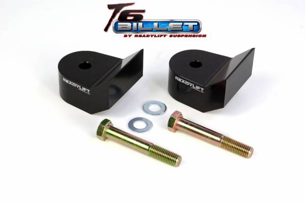 ReadyLift - ReadyLift 2005-18 FORD F250/F350/F450 1.5'' Leveling Kit T6 Billet Black T6-2111-K