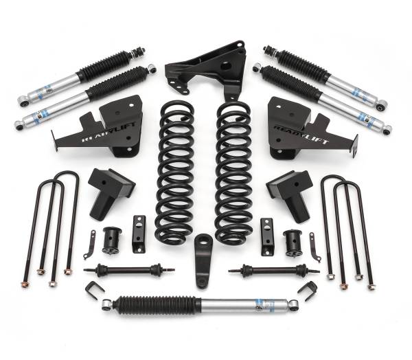 ReadyLift - ReadyLift 2017-2018 FORD F350/F450 5'' Lift Kit with Bilstein Shocks - 2 Piece Drive Shaft 49-2750