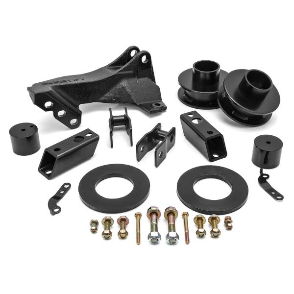 ReadyLift - ReadyLift 2011-18 FORD F250/F350/F450 2.5" Leveling Kit with Track Bar Relocation Bracket 66-2726