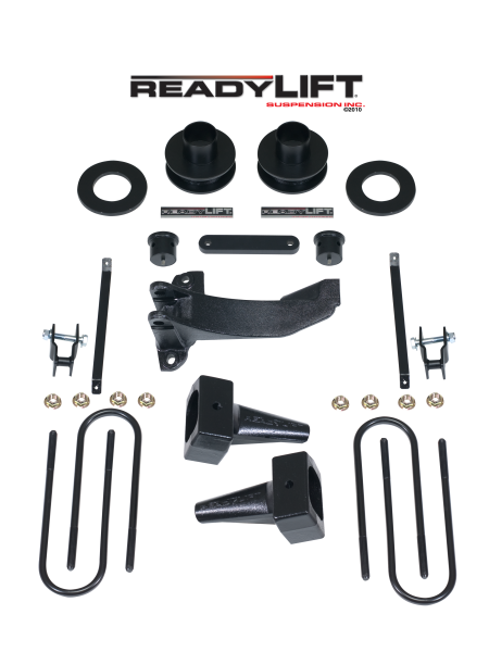 ReadyLift - ReadyLift 2005-07 FORD F250 2.5'' SST Lift Kit with 4'' Rear Blocks - 1 pc Drive Shaft 69-2517