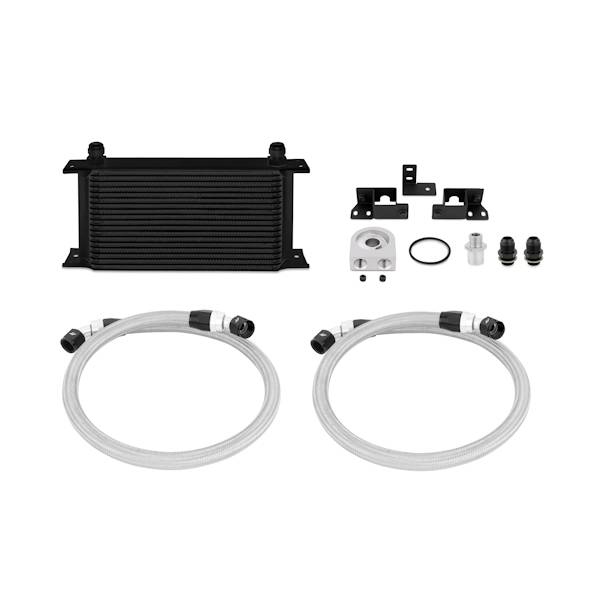 Mishimoto - Mishimoto Jeep Wrangler JK Oil Cooler Kit, Black MMOC-WRA-07BK