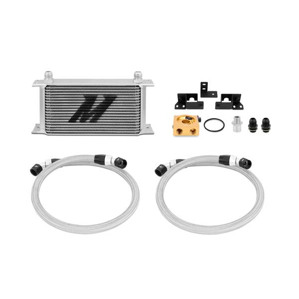 Mishimoto - Mishimoto Jeep Wrangler JK Thermostatic Oil Cooler Kit MMOC-WRA-07T