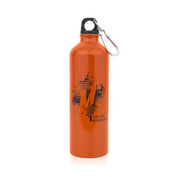 Mishimoto - Mishimoto Mishimoto Aluminum 24 oz. Water Bottle, Splat Design MMPROMO-BOTL-SPLAT