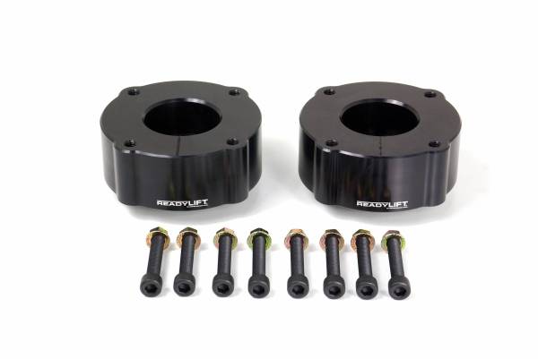 ReadyLift - ReadyLift 2007-18 TOYOTA TUNDRA 2.5'' Leveling Kit T6 Billet Black T6-5075-K