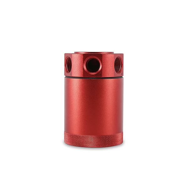 Mishimoto - Mishimoto Mishimoto Compact Baffled Oil Catch Can, 3-Port MMBCC-MSTHR-RD