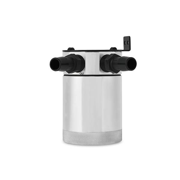 Mishimoto - Mishimoto Mishimoto Compact Baffled Oil Catch Can, 2-Port MMBCC-MSTWO-P