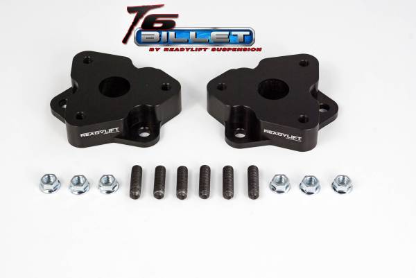 ReadyLift - ReadyLift 2006-18 DODGE-RAM 1500 2'' Leveling Kit T6 Billet Black T6-1030-K