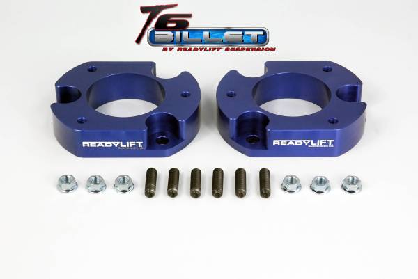 ReadyLift - ReadyLift 2010-14 FORD RAPTOR 2.0'' Leveling Kit T6 Billet Blue T6-2055-B