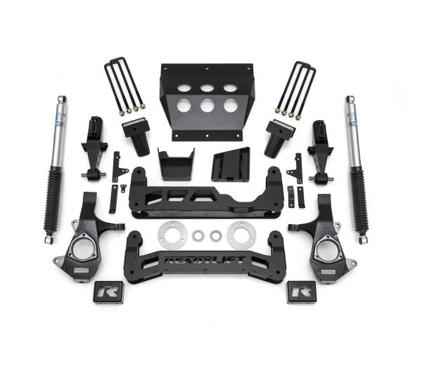 ReadyLift - ReadyLift 2014-2018 7'' Lift Kit for Aluminum OE Upper Control Arms with Bilstein Shocks 44-3470