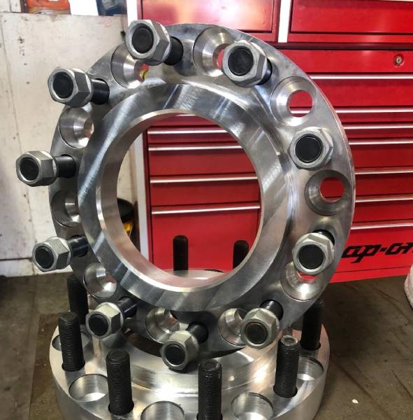 Shifted Industries - 2" 10x285.75 "Big Rig" Bolt Pattern Wheel Spacer (PAIR)