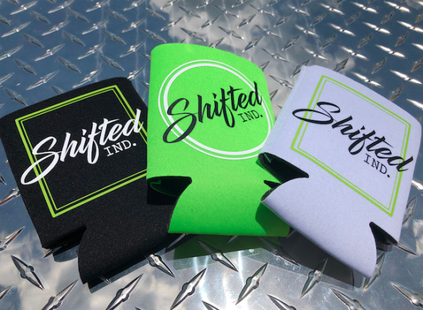 Shifted Industries - Shifted Ind. Koozie Pack - White/Black/Lime