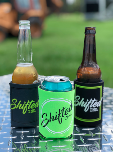 Shifted Industries - Shifted Ind. Koozie Pack - Gray/Black/Lime