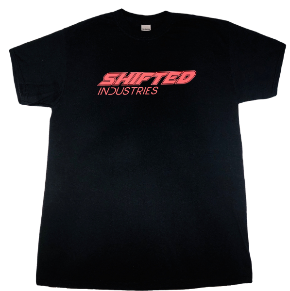 Shifted Industries - Shifted Industries OG Shirt - Black & Bright Coral