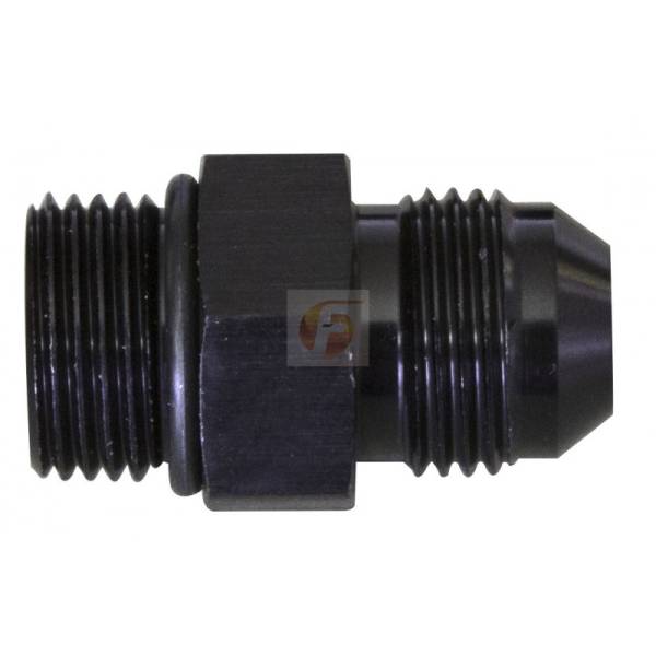 Fleece Performance - Setrab M22x1.5 O-ring To -10AN Straight Black Fleece Performance