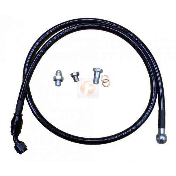Fleece Performance - Duramax Remote Turbo Oil Feed Line Kit For 1/4 NPT Turbo Oil Inlet Fleece Performance