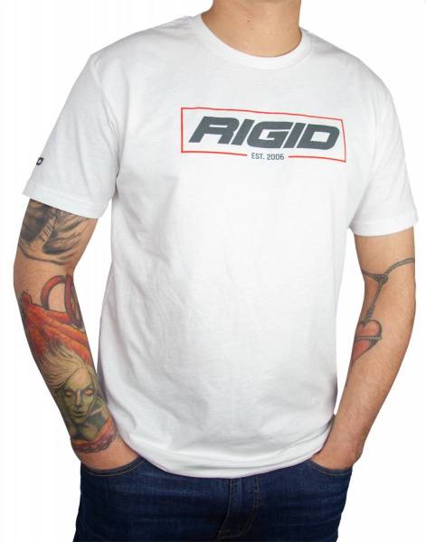 RIGID Industries - RIGID Industries TSHIRT ESTABLISHED 2006 WHITE LARGE 1050