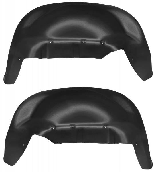 Husky Liners - Husky Liners 2019+ Chevrolet Silverado 1500 Black Rear Wheel Well Guards - 79061