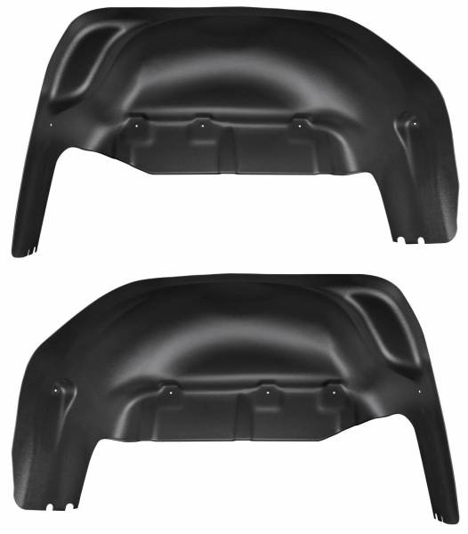 Husky Liners - Husky Liners 19-23 GMC Sierra 1500 Black Rear Wheel Well Guards - 79071