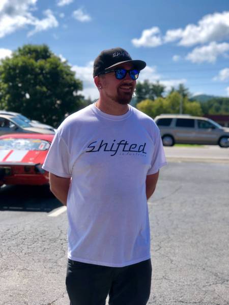 Shifted Industries - Shifted Industries Retro Shirt - Black on White