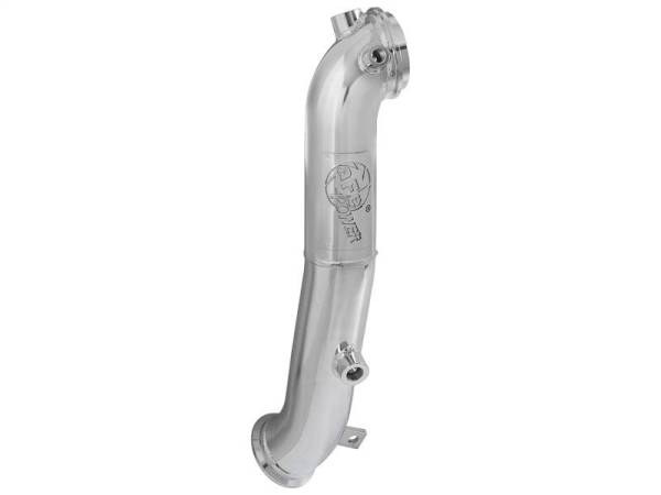 aFe - aFe MACH Force-Xp 3in 409 Stainless Steel Down-Pipe 11-15 GM Diesel Trucks LML V8 6.6L (td) - 49-44095