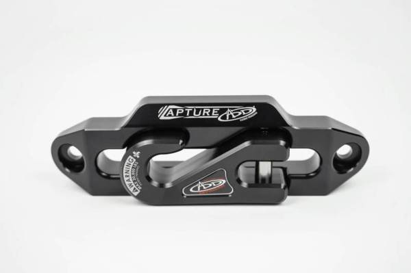 Addictive Desert Designs - Addictive Desert Designs 1-5/16in Winch Fairlead Plate w/ Recessed Round End Hook - Black - AC99157590NA