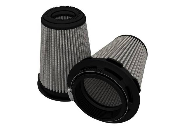 aFe - aFe MagnumFLOW Pro DRY S Air Filter 3-1/2in F x 5in B x 3-1/2in T x 6in H (Pair) - 20-91202DM