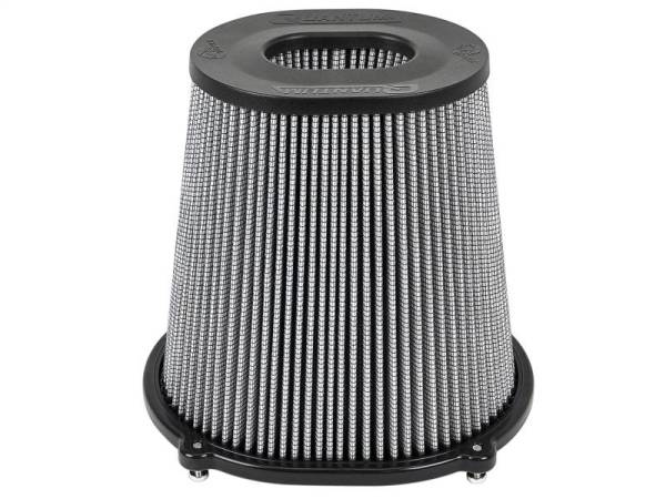 aFe - aFe Quantum Pro DRY S Air Filter Inverted Top - 5in Flange x 9in Height - Dry PDS - 21-91129