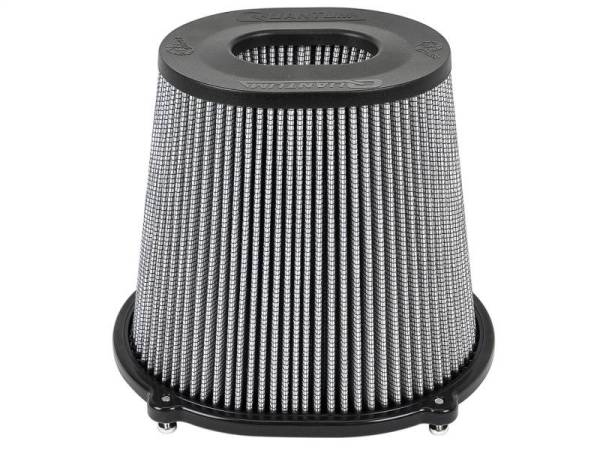 aFe - aFe Quantum Pro DRY S Air Filter Inverted Top - 5in Flange x 8in Height - Dry PDS - 21-91132