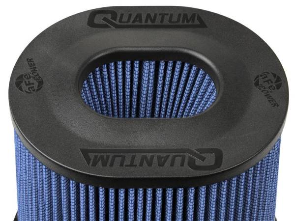 aFe - aFe Quantum Pro-5 R Air Filter Inverted Top - 5in Flange x 9in Height - Oiled P5R - 23-91129