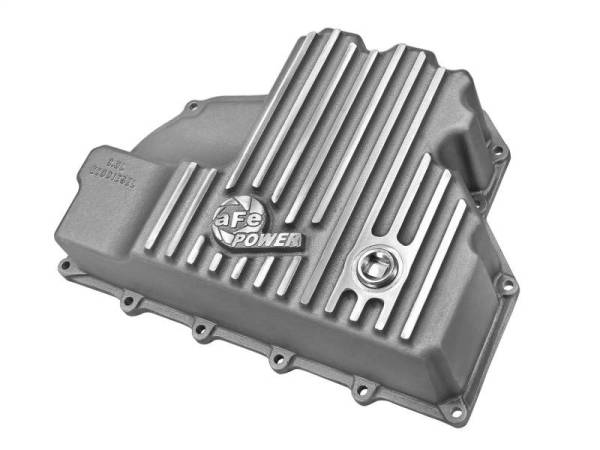 aFe - AFE Engine Oil Pan Raw; 14-16 Dodge RAM 1500 EcoDiesel 3.0L V6 (td) - 46-70280