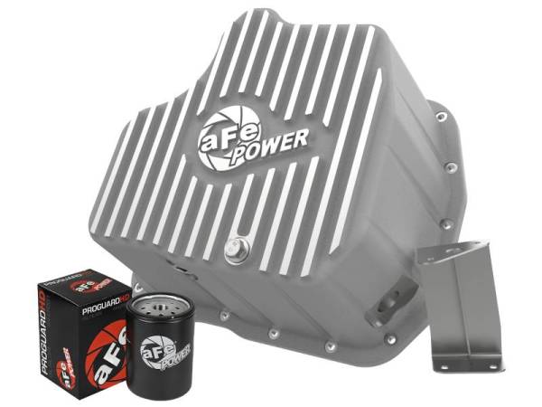 aFe - aFe Street Series Deep Engine Oil Pan 01-10 GM Duramax V8-6.6L (td) - 46-70330