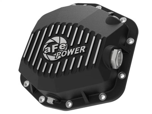 aFe - aFe Pro Series Rear Differential Cover Black 2018+ Jeep Wrangler (JL) V6 3.6L (Dana M220) - 46-71000B