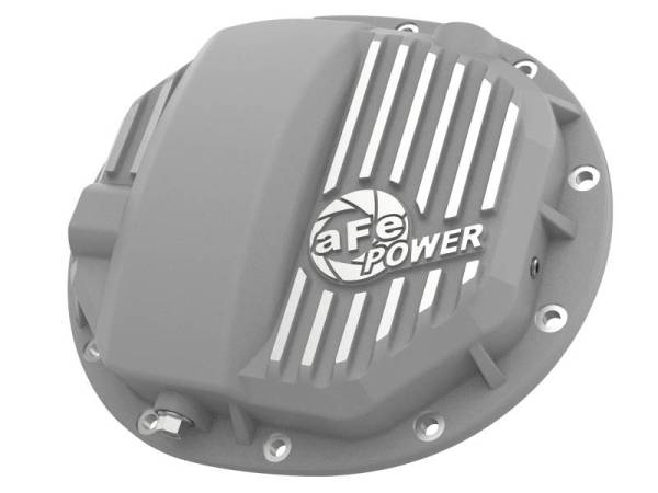 aFe - aFe Street Series Rear Differential Cover Raw 14-19 Chevrolet Silverado V8 4.3L / 5.3L / 6.2L - 46-71120A