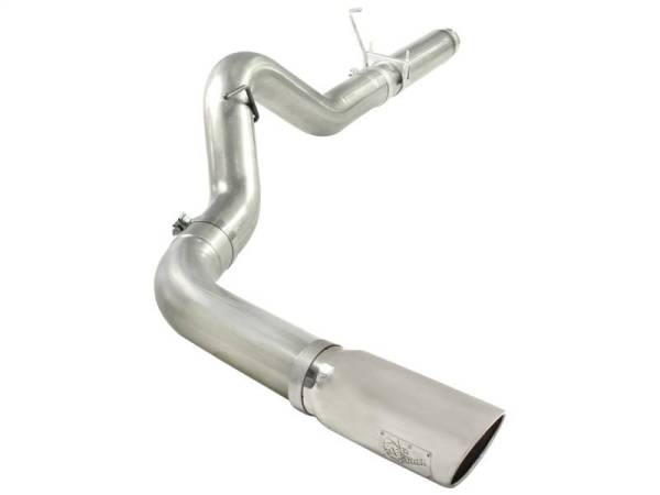 aFe - aFe Atlas Exhaust DPF-Back Aluminized Steel Exhaust Dodge Diesel Trucks 07.5-12 L6-6.7L Polished Tip - 49-02016-P