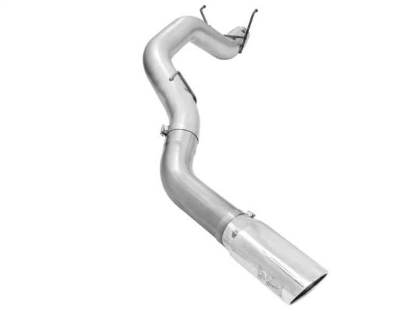 aFe - aFe Atlas 5in DPF-Back Aluminized Steel Exh Dodge RAM Diesel 13-14 6.7L (td) Mega Cab w/Polished Tip - 49-02039-P