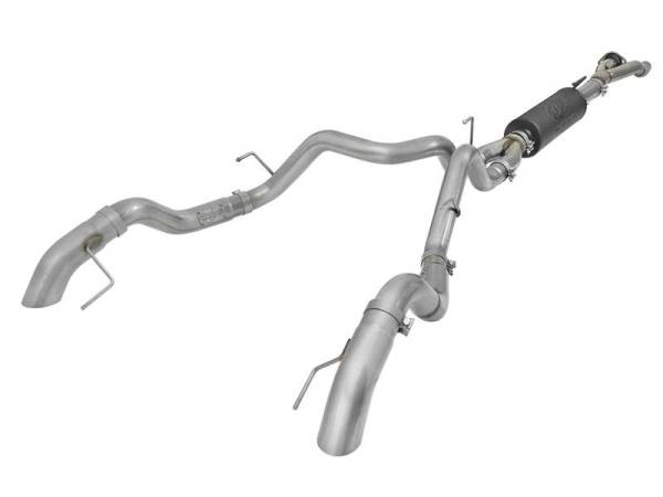 aFe - aFe MACH Force-Xp Cat-Back Exhaust w/Dual Hi-Tuck Tips 17-18 Ford F-150 Raptor V6-3.5L (tt) - 49-33095