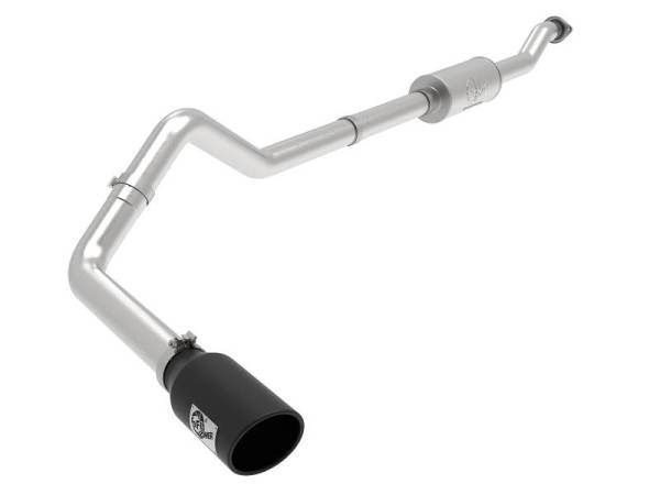 aFe - aFe Vulcan Series 3.5in 409 SS Cat-Back Exhaust 13-19 Ford Transit V6 3.5L (TT) w/ Black Tips - 49-33112-B