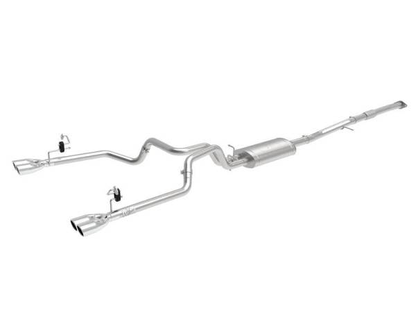 aFe - aFe Vulcan Series 3-2.5in 304SS Exh Cat-Back w/ Pol Tips 2019 GM Silverado/Sierra 1500 L4-2.7L (t) - 49-34110-P