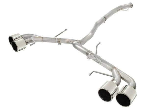 aFe - aFe Takeda 3in SS Exhaust Cat-Back 09-14 Nissan GTR V6 3.8L Polished Tips - 49-36108-P