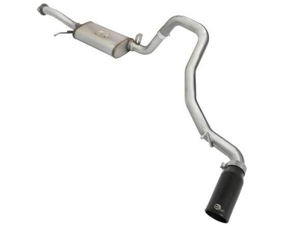 aFe - aFe MACHForce XP 2-1/2in SS-304 Cat-Back Exhausts w/ Black Tip 02-16 Nissan Patrol (Y61) I6-4.8L - 49-36115-B