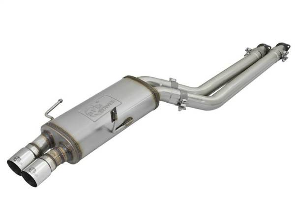 aFe - aFe MACHForce XP Exhausts 2.5in SS Cat-Back w/ Polished Tips 96-99 BMW M3 L6 3.2L - 49-36332-P