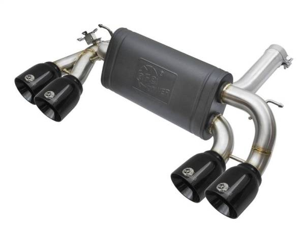 aFe - aFe MACHForce XP 3in - 2 1/2in Axle Back 304SS Exhaust w/ Black Tips 16-17 BMW M2 (f87) - 49-36333-B