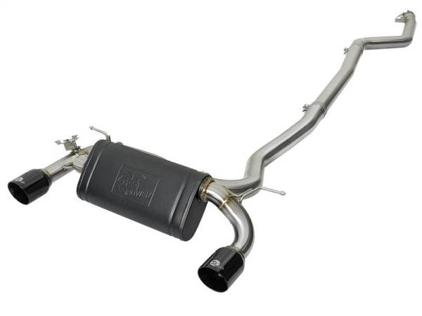 aFe - aFe MACHForce XP Exhausts Cat-Back SS 16-17 BMW 340i/iX 440i/iX (F3X) L6-3.0L (B58) w/Black Tips - 49-36334-B