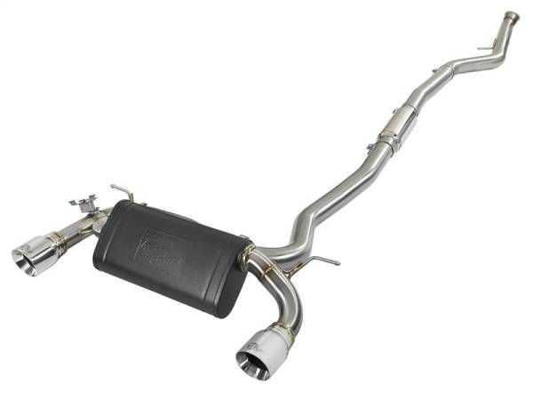 aFe - aFe MACH Force-Xp 3in 304 SS Cat-Back Exhaust w/Polished Tips 12-15 BMW 335i (F30) L6 3.0L (t) N55 - 49-36340-P