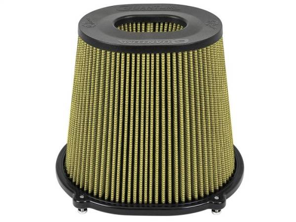 aFe - aFe Quantum Pro-Guard 7 Air Filter Inverted Top - 5in Flange x 8in Height - Oiled PG7 - 72-91132