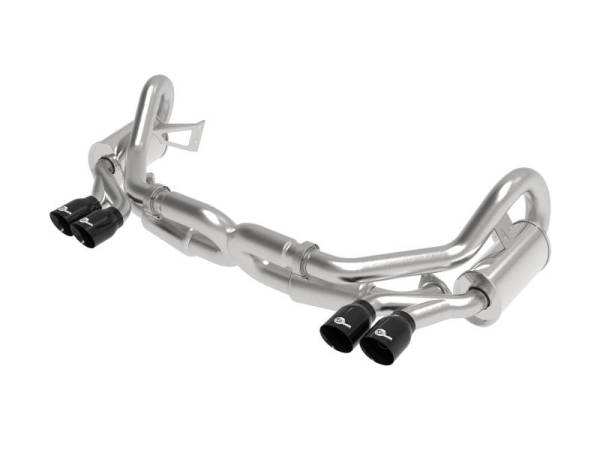 aFe - aFe MACH Force-Xp 12-16 Porsche 911 3in to 2.5in 304 SS Cat-Back Exhaust (Excludes Turbo Models) - 49-36406-1B