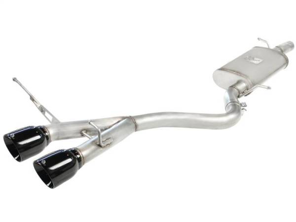 aFe - aFe MACHForce XP Exhaust 304SS Cat-Back w/ BlackTips 2008 VW Golf R32 V5 3.2L - 49-36408-B